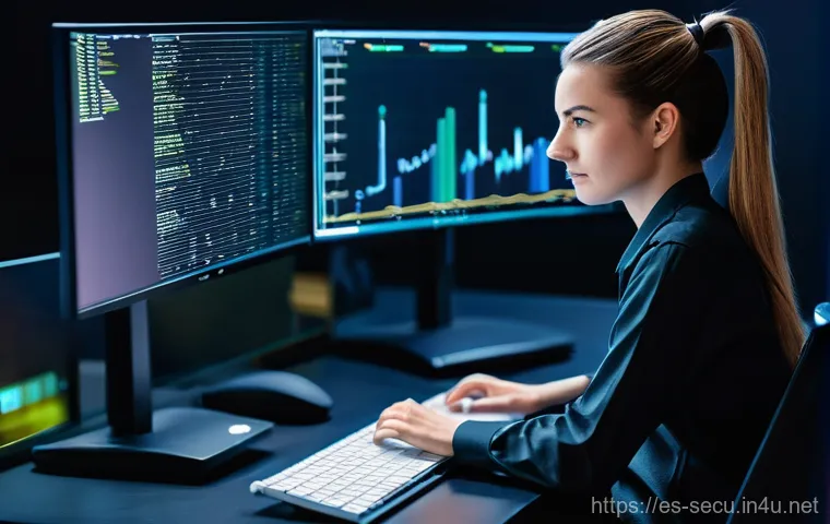 정보보안 실기 시험 대비 취약점 분석 기법 정리 - **Prompt 1: The Digital Detective's Den**
    "A male cybersecurity analyst, in his late 20s, with s...